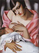 Maternite 1928 By Tamara de Lempicka