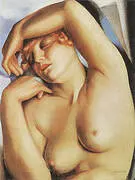 Sleeping Girl 1930 By Tamara de Lempicka