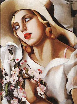 The Straw Hat, 1930 By Tamara de Lempicka