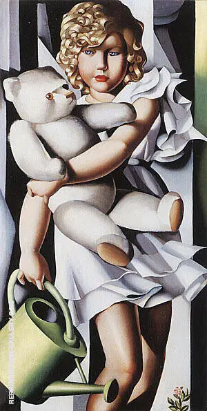 Portrait of Miss Poum Rachou 1933 By Tamara de Lempicka