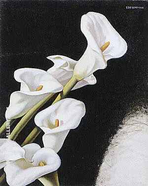 Arums Study c1938 By Tamara de Lempicka