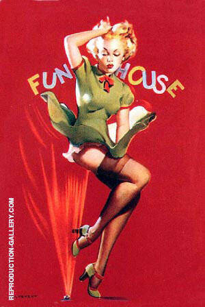 Funhouse by Pin Ups | Oil Painting Reproduction