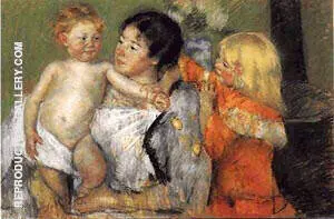 After the Bath 1901 By Mary Cassatt