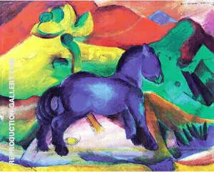 Blaues Pferdchen 1912 By Franz Marc