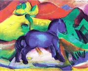 Blaues Pferdchen 1912 By Franz Marc