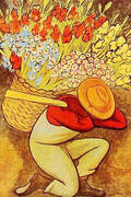El Vendedor de Flores By Diego Rivera