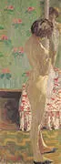 Woman in Front of a Mirror 1908 By Pierre Bonnard