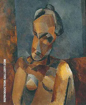 Bust of a Woman 1909 By Pablo Picasso