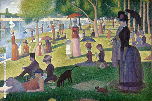 A Sunday on La Grande Jatte by Georges Seurat | Oil Painting Reproduction