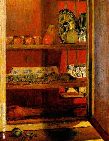 The Red Cupboard Le Placard Rouge By Pierre Bonnard