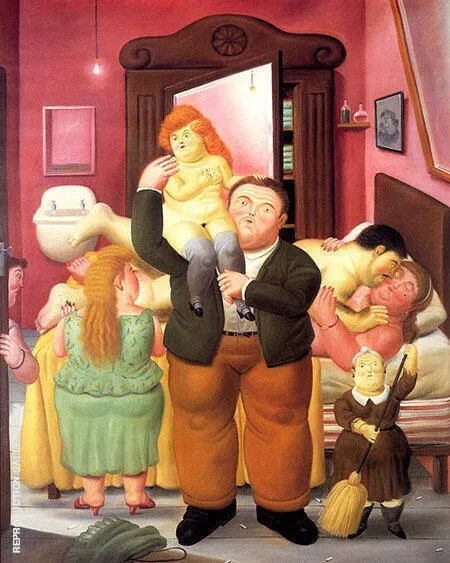 The House of Amanda Ramirez 1988 By Fernando Botero