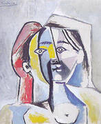 Femme au Chapeau 1954 By Pablo Picasso