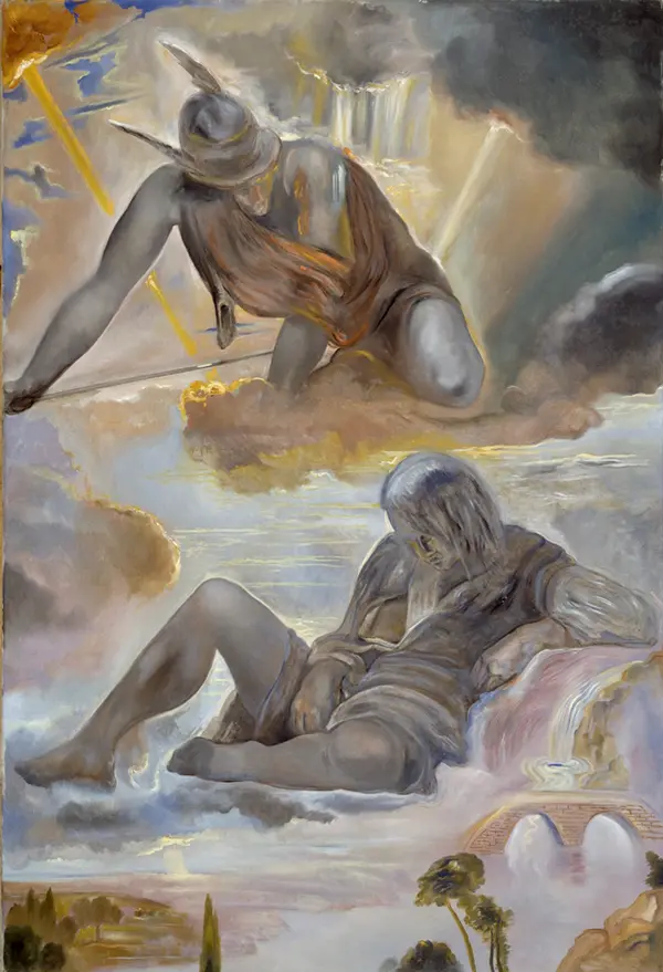 Mercury and Argos By Salvador Dali