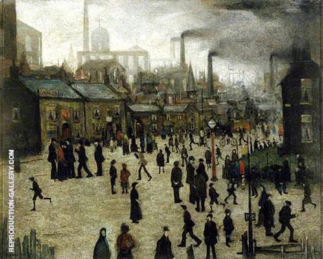 Manufacturing Town 1922 By L-S-Lowry