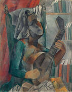 Woman with Mandolin By Pablo Picasso
