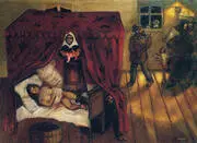 Birth 1910 By Marc Chagall