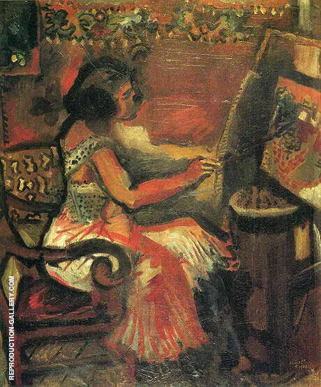 The Model 1910 By Marc Chagall