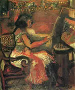 The Model 1910 By Marc Chagall