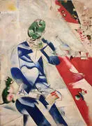 Half Past Three The Poet 1911 By Marc Chagall