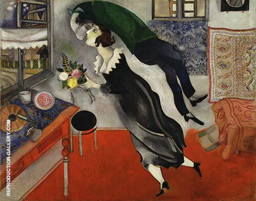 The Birthday, 1915 By Marc Chagall