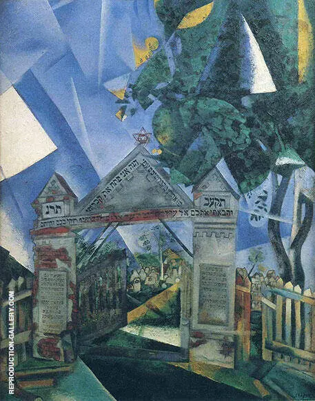 Cemetery Gates 1917 By Marc Chagall