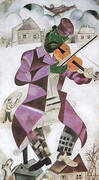 The Green Violinist 1923 By Marc Chagall