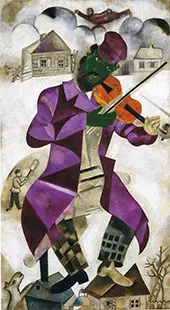The Green Violinist 1923 By Marc Chagall