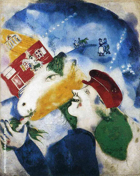 Peasant Life, 1925 By Marc Chagall