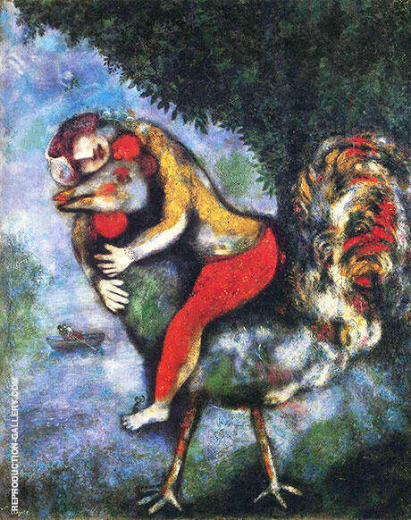 The Rooster 1929 by Marc Chagall | Oil Painting Reproduction