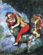 The Rooster 1929 By Marc Chagall