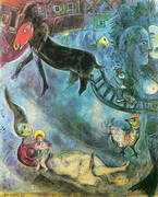 Madonna with the Sleigh 1947 By Marc Chagall