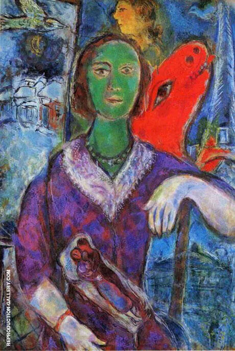 Portrait of Vana, 1966 By Marc Chagall