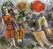 The Players, 1968 By Marc Chagall