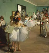 Dance Class 1874 By Edgar Degas