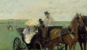 Carriage at the Races 1869 By Edgar Degas