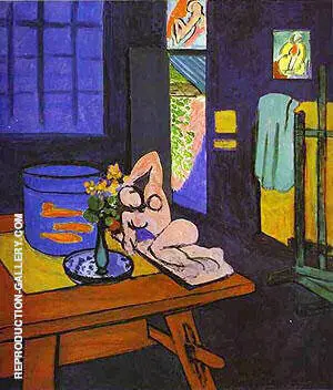 Red Fish in Interior 1912 By Henri Matisse