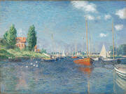Red Boats. Argenteuil 1875 By Claude Monet