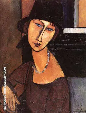 Jeanne Ha Cloche 1917 By Amedeo Modigliani