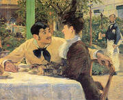 Couple at Pere Lathuille 1879 By Edouard Manet