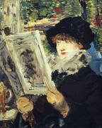 Woman Reading By Edouard Manet