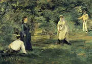 Croquet 1873 By Edouard Manet