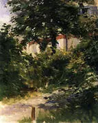 A Path in the Garden at Rueil 1882 By Edouard Manet