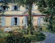 The House in Rueil 1882 By Edouard Manet