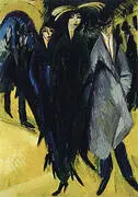 Woman in the Street 1915 By Ernst Kirchner