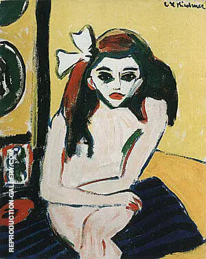 Marcella c1909 By Ernst Kirchner