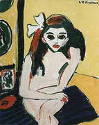 Marcella c1909 By Ernst Kirchner