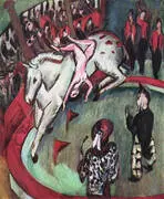 Girl Circus Rider 1912 By Ernst Kirchner