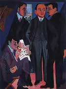 An Artist's Group Otto Mueller Kirchner Heckel Schmidt-Rottluff c1926-27 By Ernst Kirchner