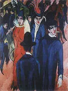 Berlin Street Scene 1913 By Ernst Kirchner