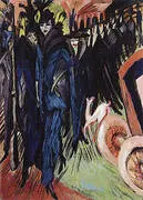 Friedrichstrasse Berlin 1914 By Ernst Kirchner